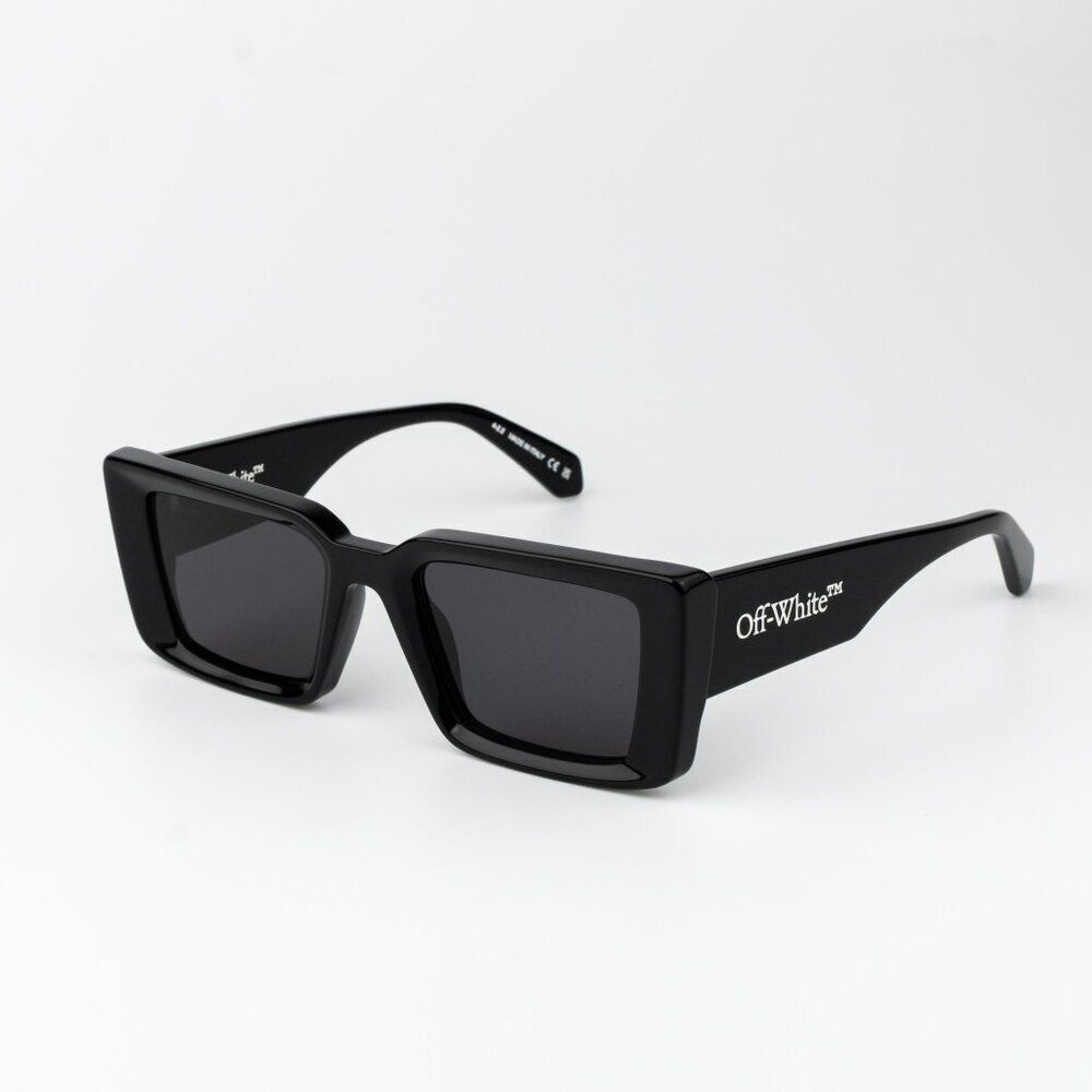 Off-White SAVANNAH Men Sunglasses Black Grey Cat Eye OERI064 SAVANNAH 1007